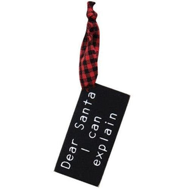 4 Set I've Been Good-ish Buffalo Check Tags - The Fox Decor